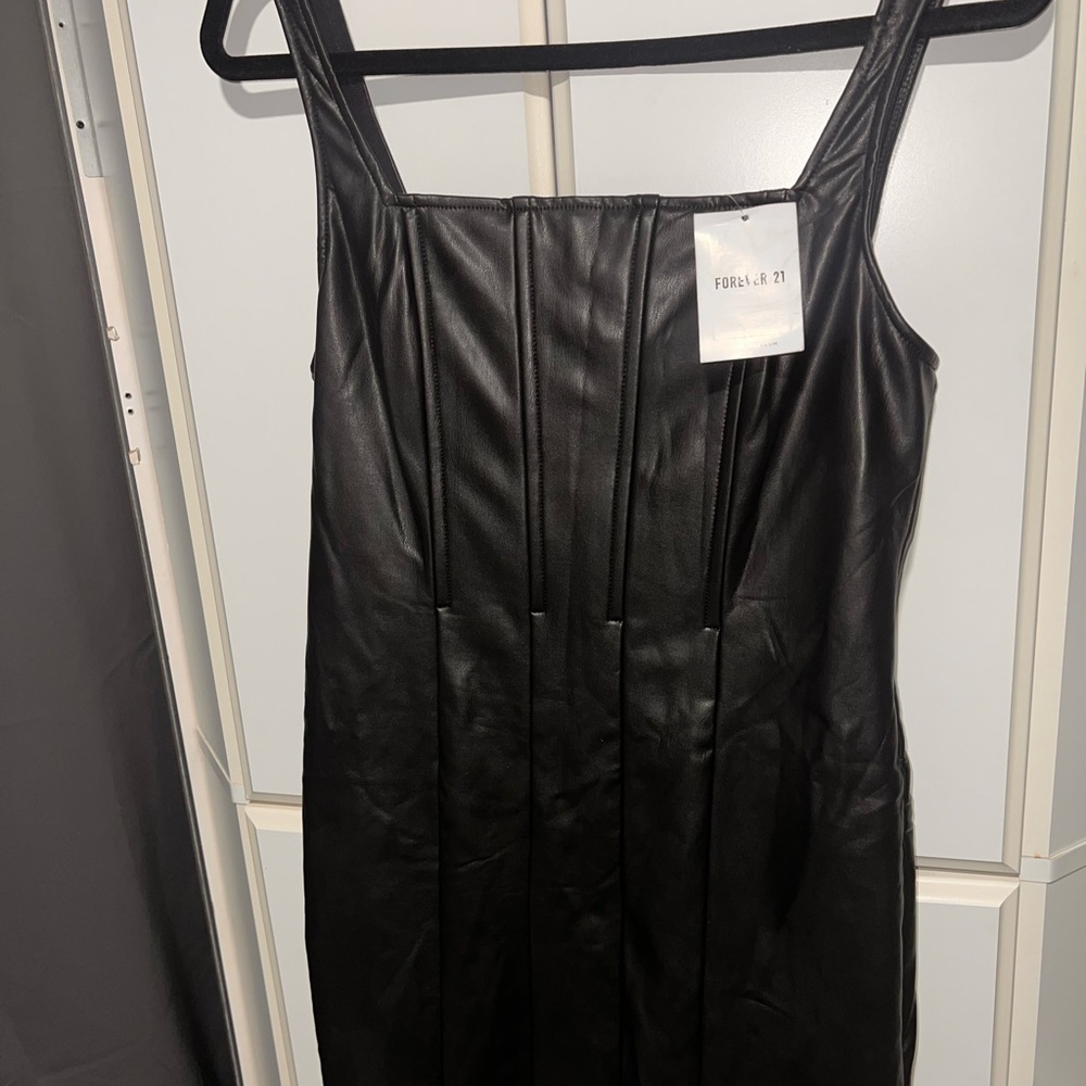 Forever 21 Sleek Black Mini Dress